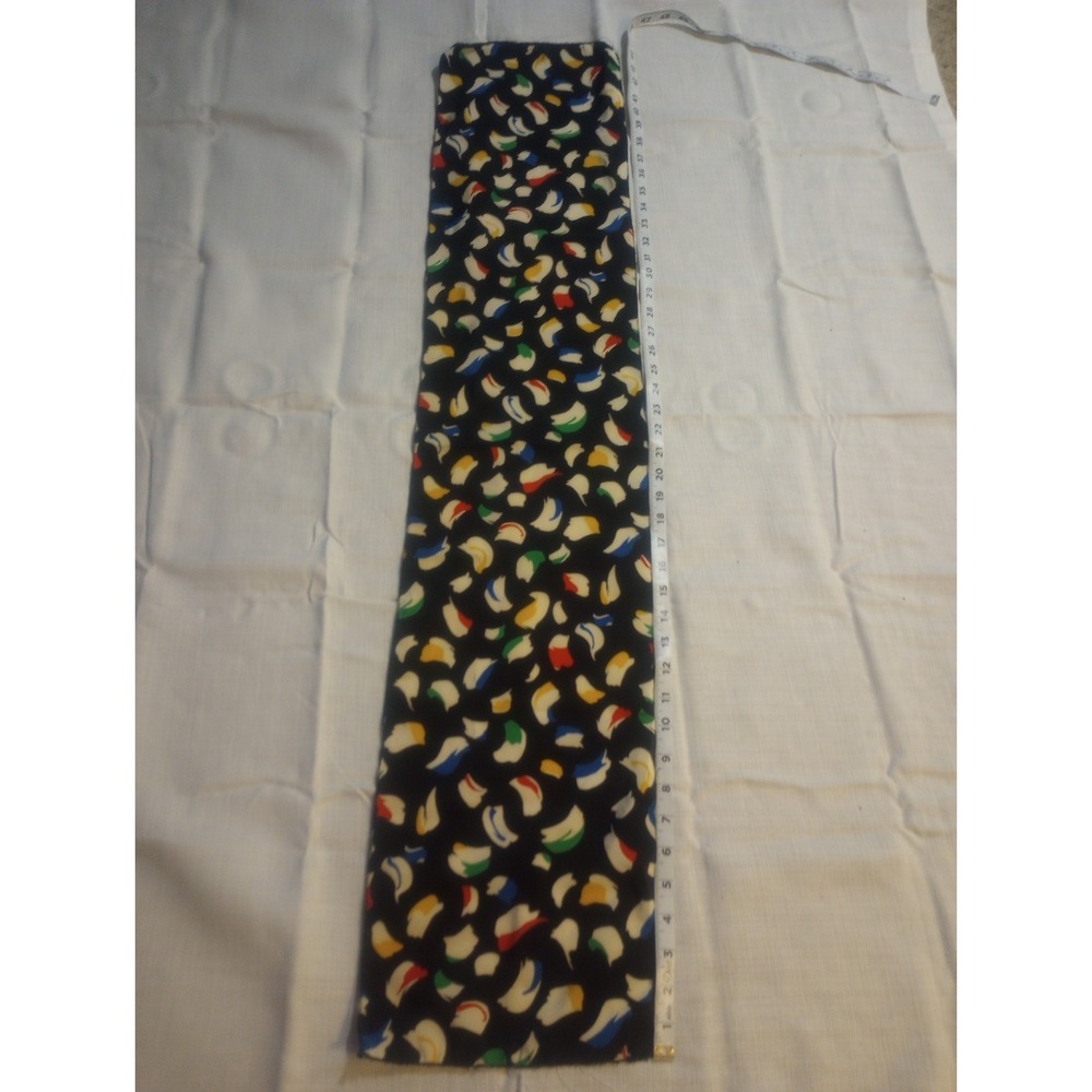 Unbranded Rectangular Abstract Multicolor Rectangular‎ Scarf 44x9.5